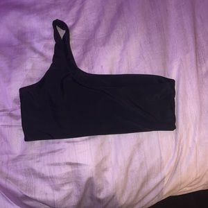 Shein bikini top black off the shoulder